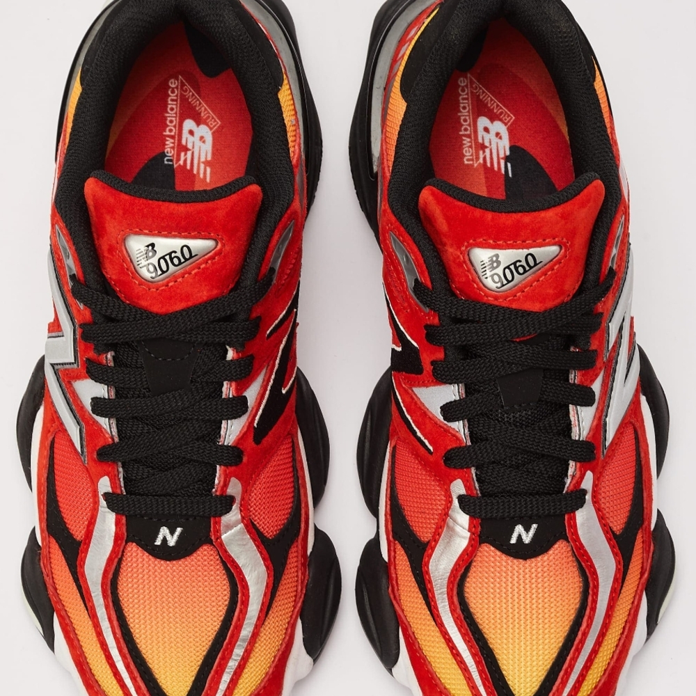 New Balance Red and Black Sneakers - Picture 9 of 9